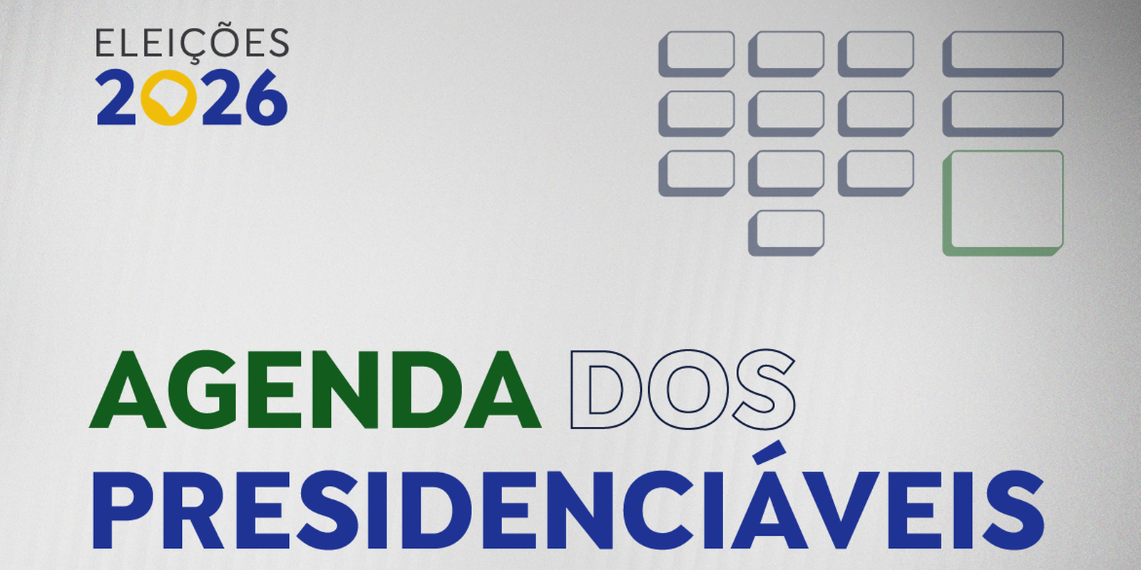 Candidatos à Presidência divulgam agendas para esta quarta-feira