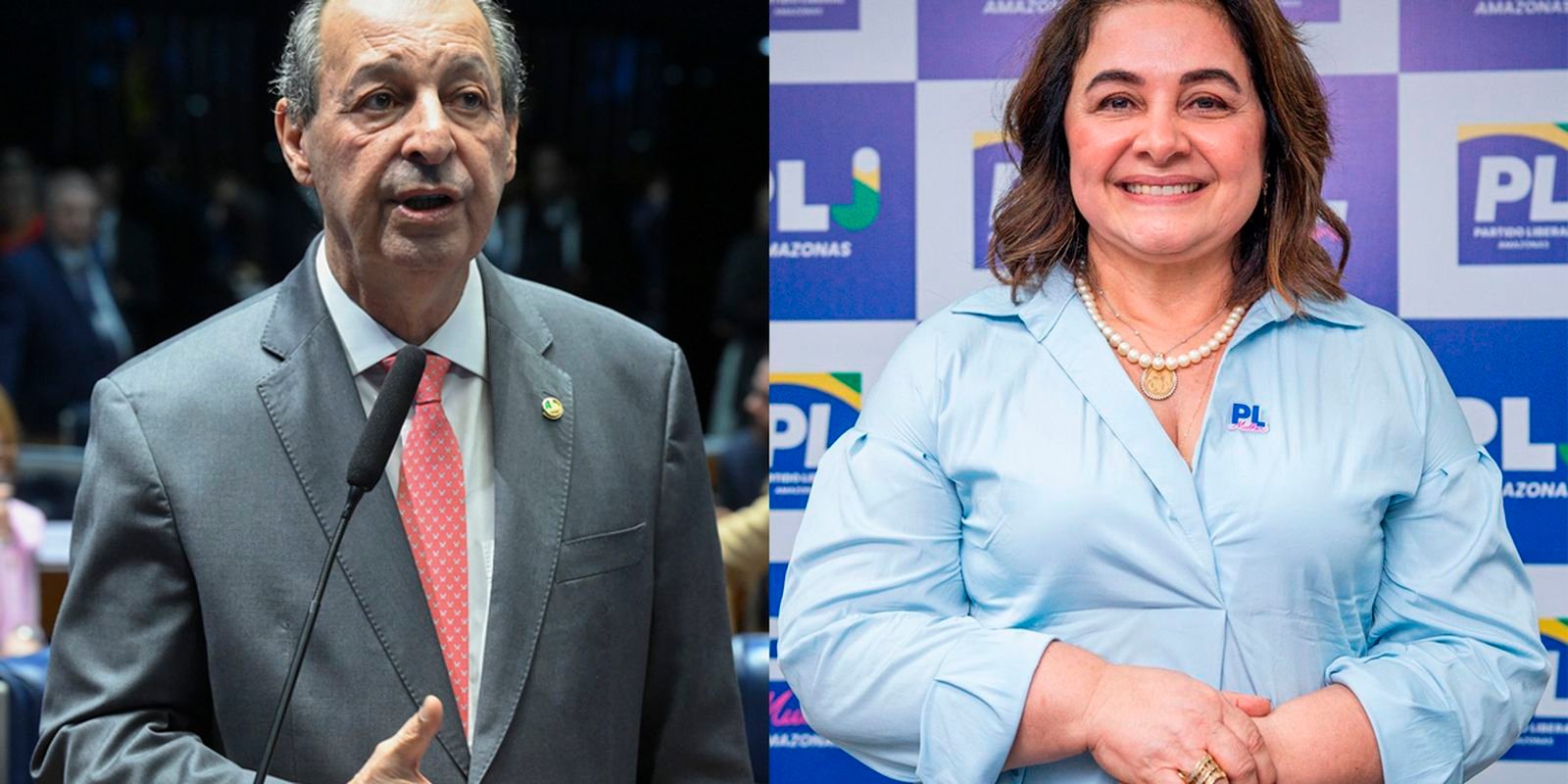 Omar Aziz e Professora Maria do Carmo disputam segundo turno no Amazonas