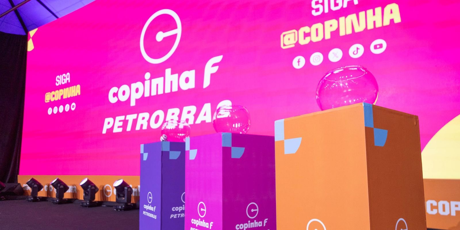 Copinha F define grupos e terá transmissão da TV Brasil