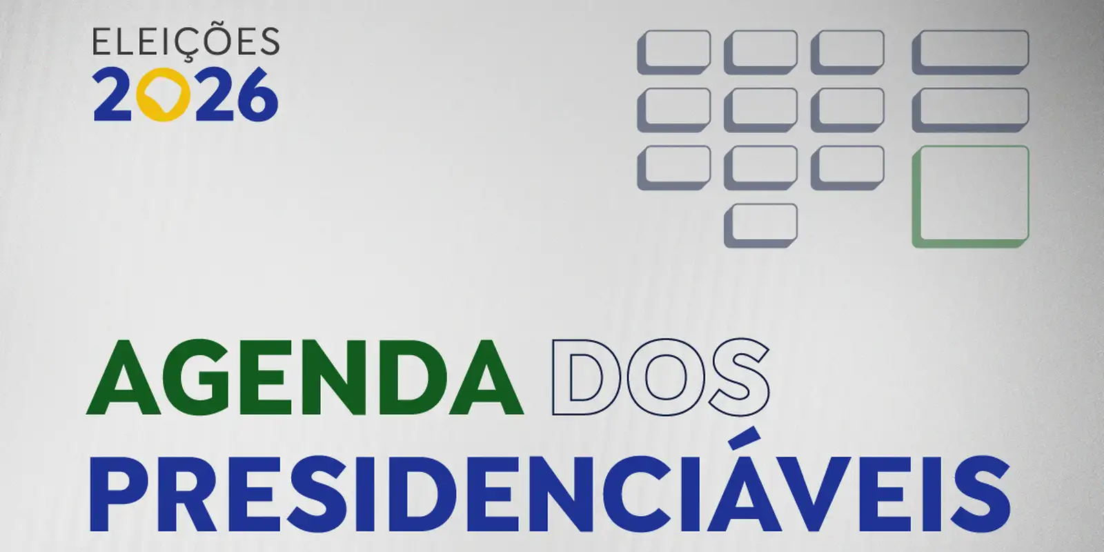 Confira a agenda dos presidenciáveis para esta terça-feira