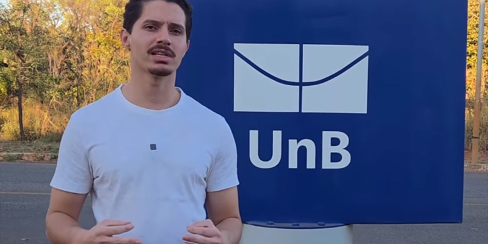 Candidato é preso pela PF após depredar muro da UnB